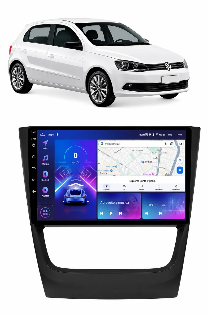 Multimedia-android-volkswagen-Gol-g-6-2012-16-6 /128 gb-octacore-9-pulgadas